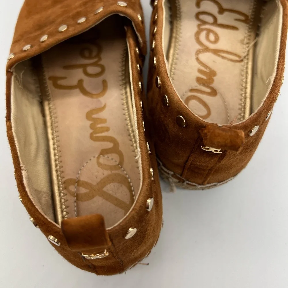 Sam Edelman Suede women’s Espadrille Flats with Stud Detail